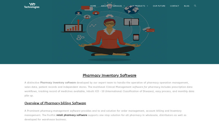 WaveFrontTech Pharmacy Inventory Landing Page