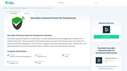 Securden Password Vault for Enterprises image