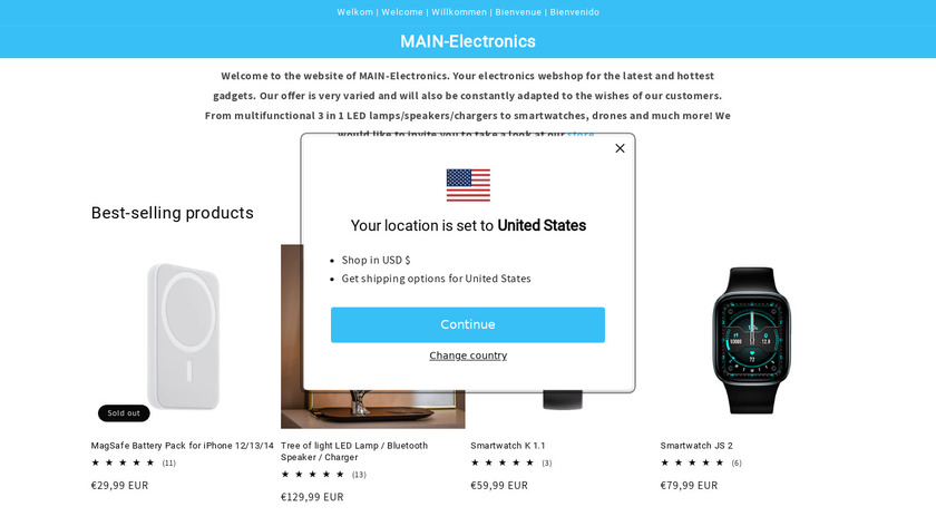 Software Store Landing Page