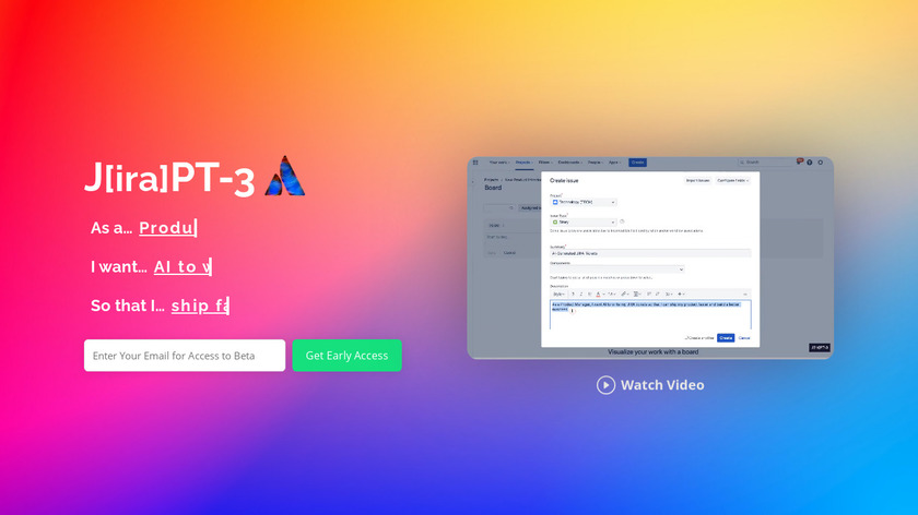 J[ira]PT-3 Landing Page