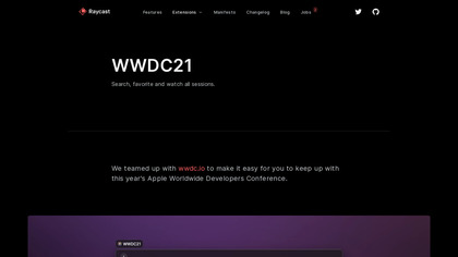 WWDC21 by Raycast image