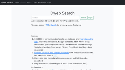 Dweb Search image