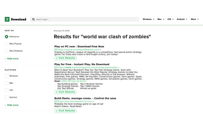 World War: Clash of Zombies image