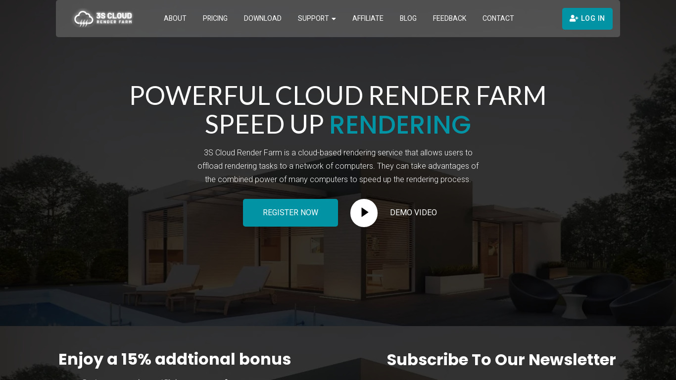 3sfarm Landing page