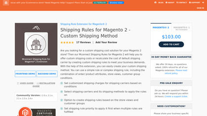 Mconnect Shipping Rules Extension image