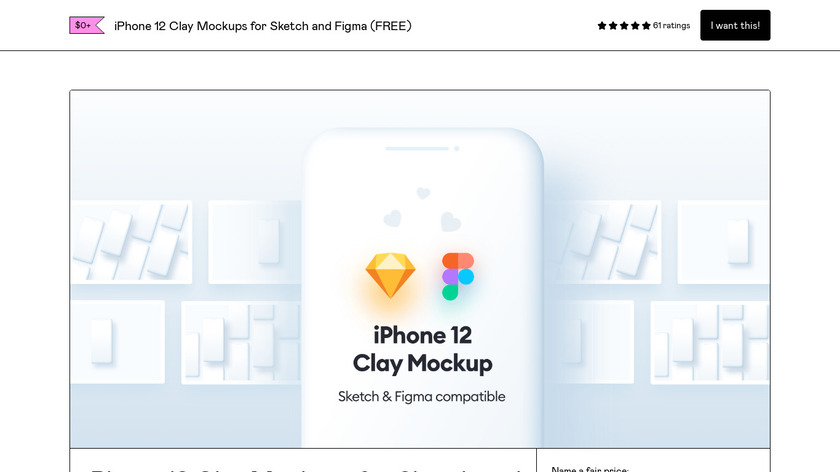 Clay Mockups Landing Page