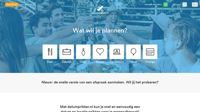 datumprikker.nl Landing Page