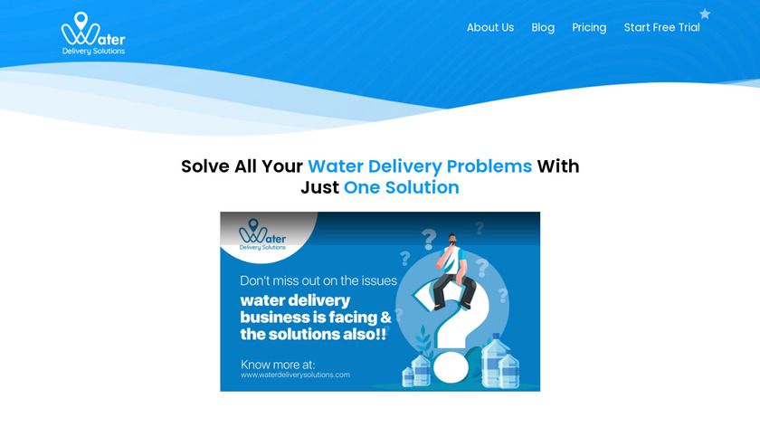 Water Delivery Solutions Landing Page