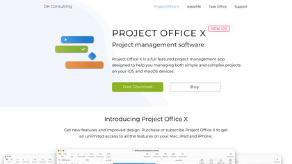 Project Office: Gantt chart image