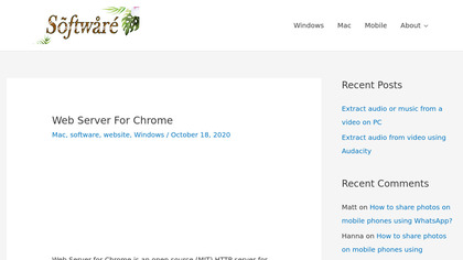 Web Server for Chrome image