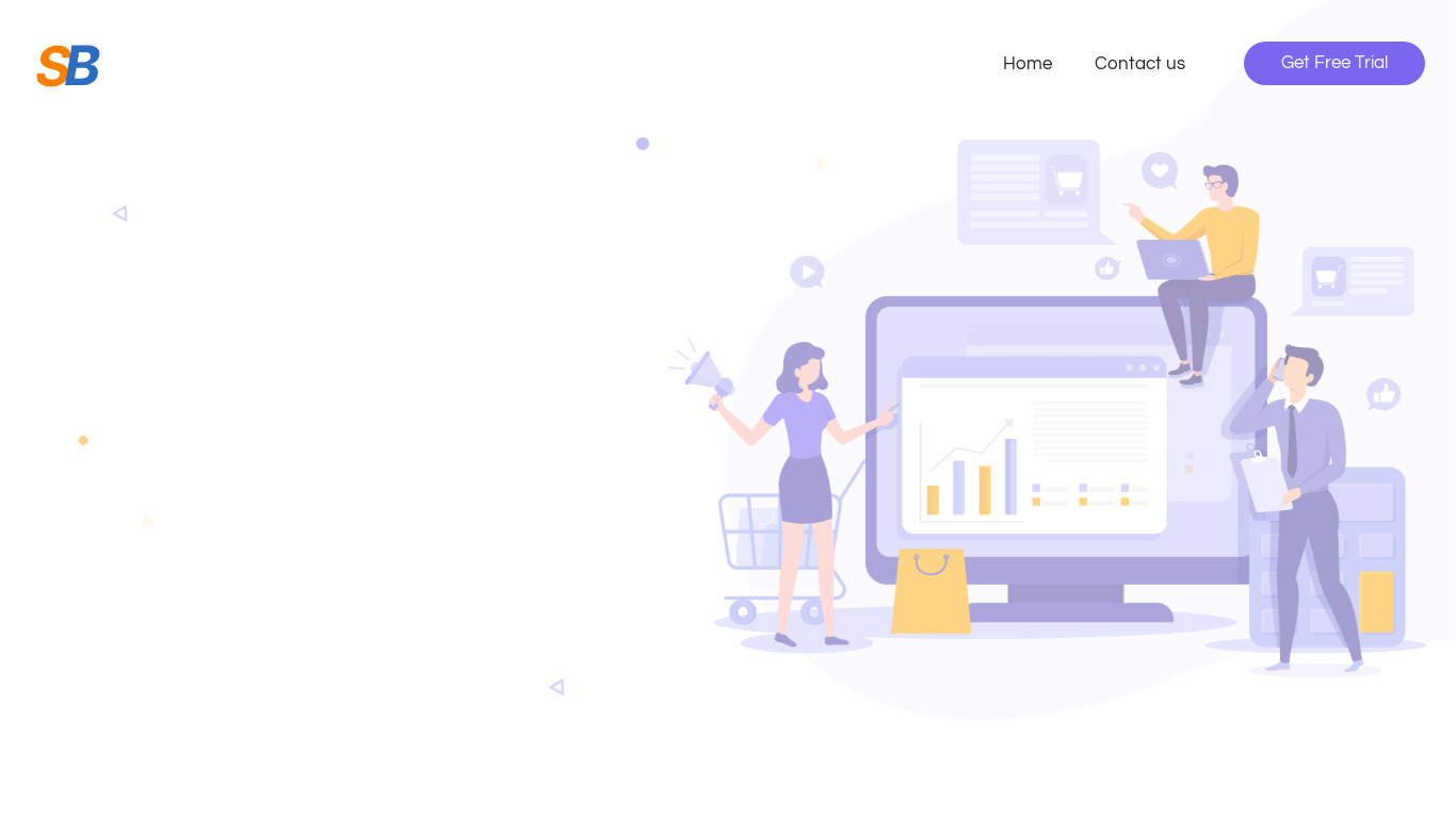 Shopify Auto-Poster Landing page