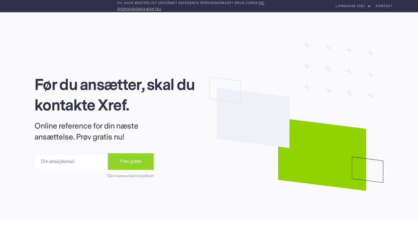 Xref.com Landing Page