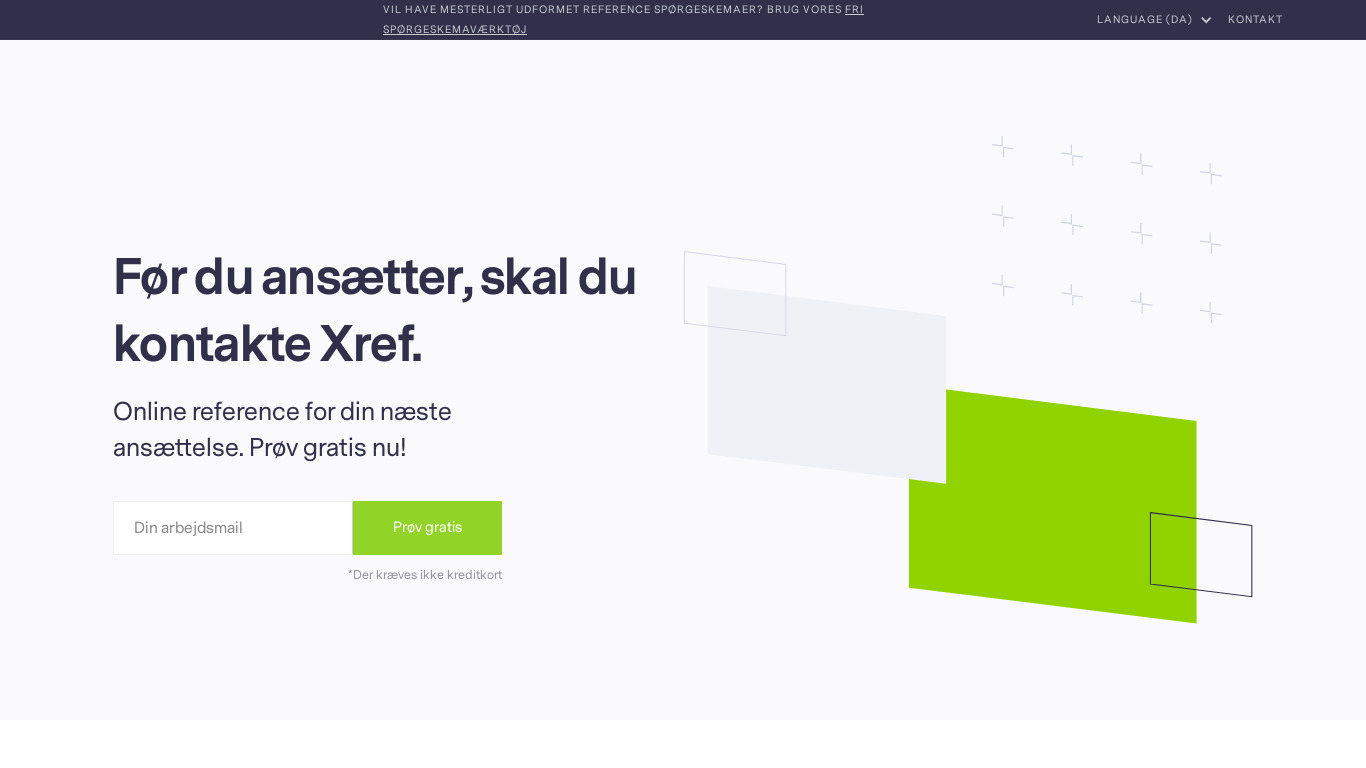 Xref.com Landing page