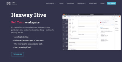 Hexway Hive screenshot