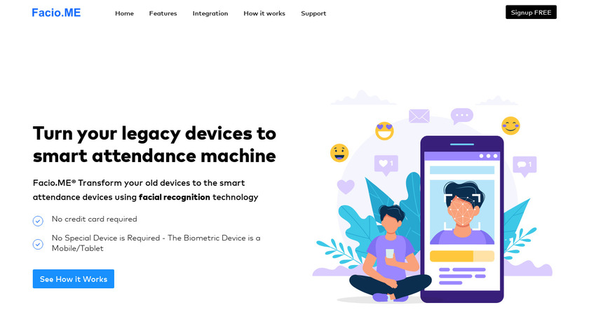 Facio Landing Page