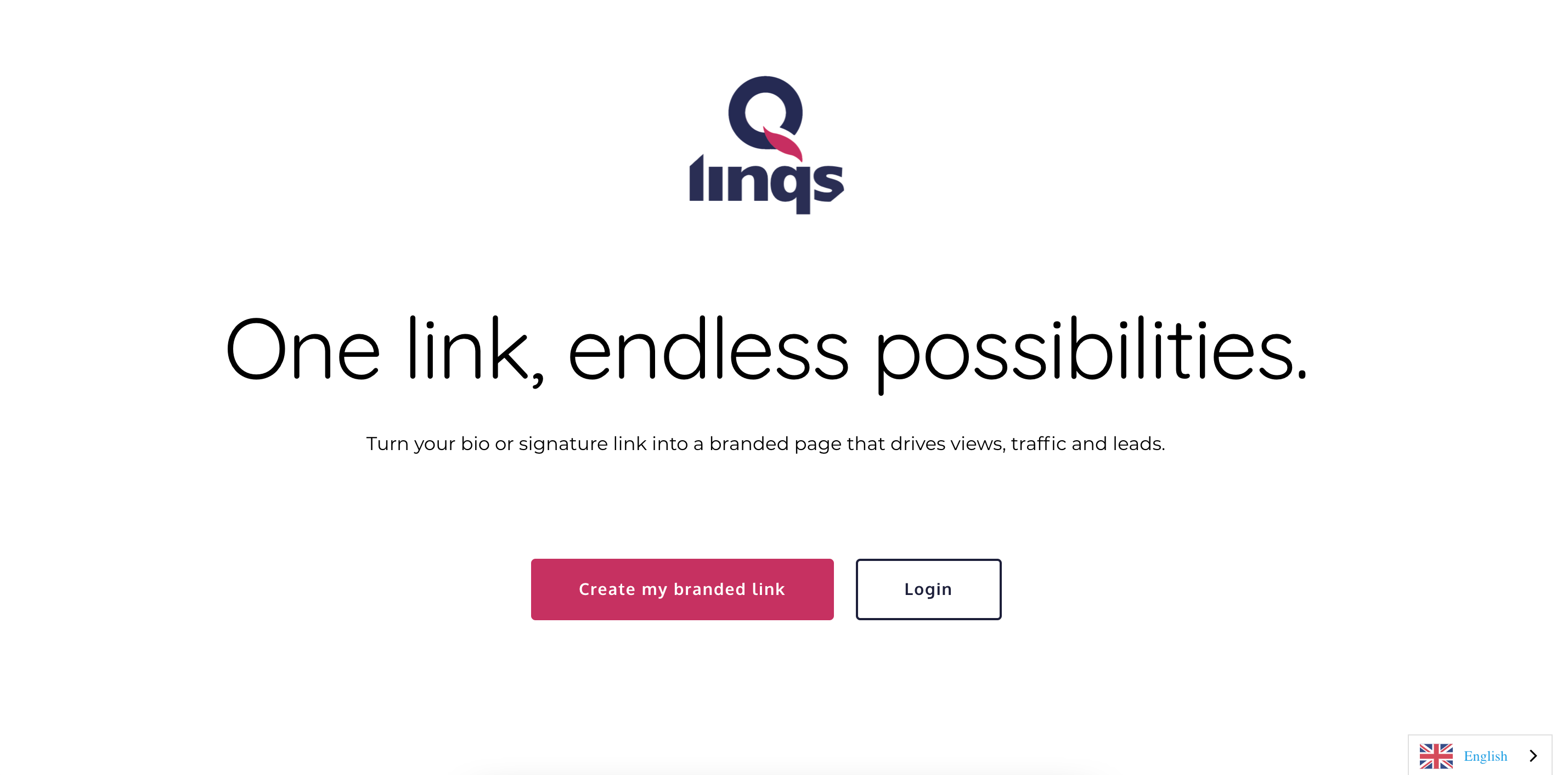 LINQS.cc Landing page