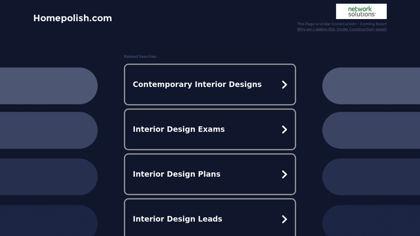 Homepolish Landing Page