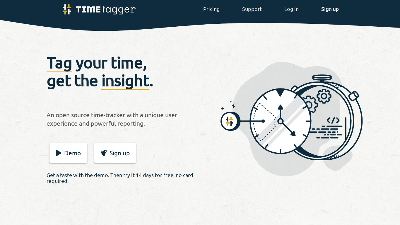 TimeTagger Landing page