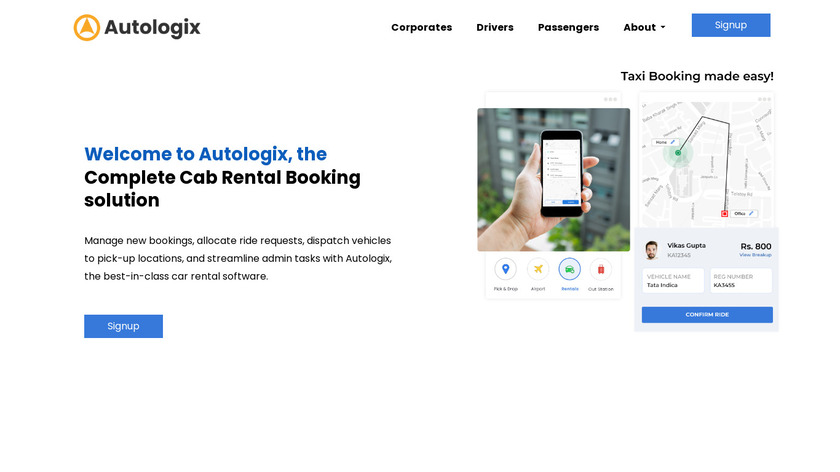 Autologix.io Landing Page