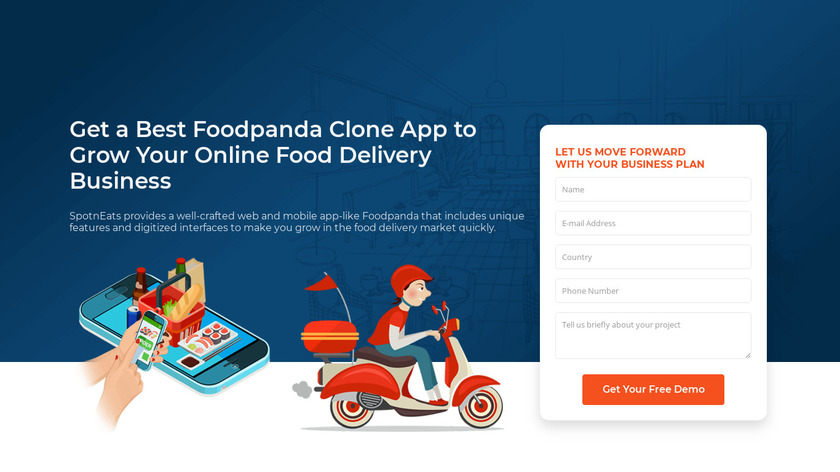 spotneats-foodpanda-clone-app Landing Page