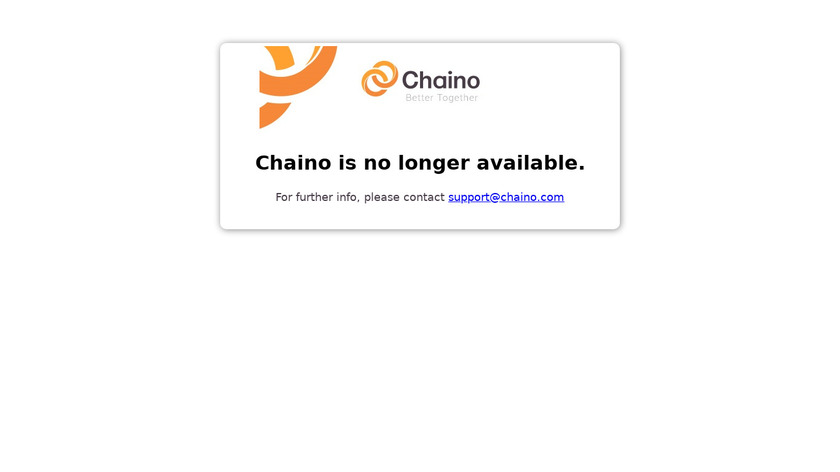Chaino Landing Page