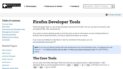 Firefox Developer Tools image