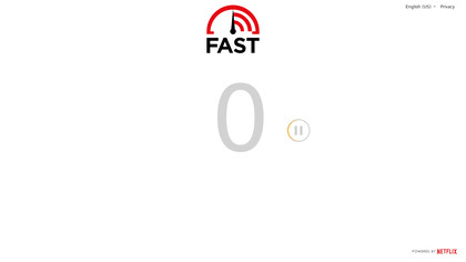 Fast.com screenshot