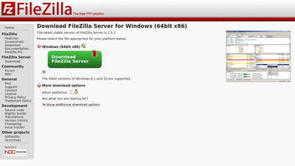 FileZilla Server image