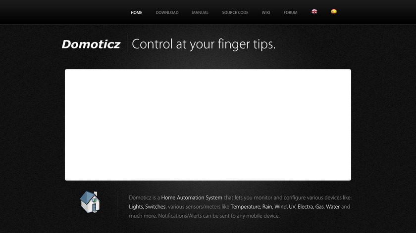 Domoticz Landing Page