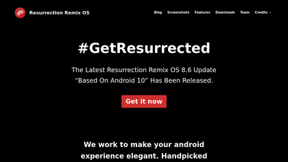 Resurrection Remix OS image