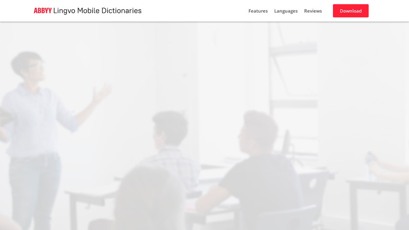 ABBYY Lingvo Dictionaries Landing Page