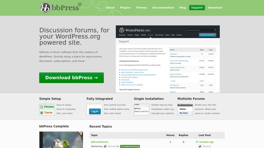bbPress Landing Page