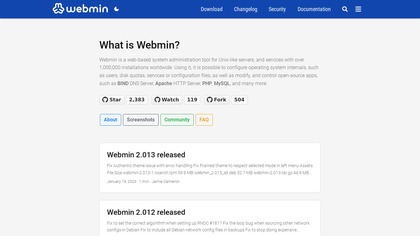 Webmin image