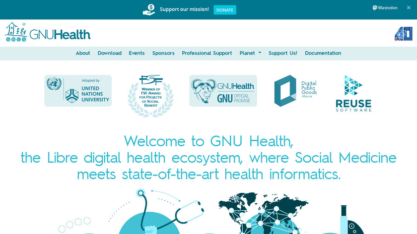 GNU Health Landing Page