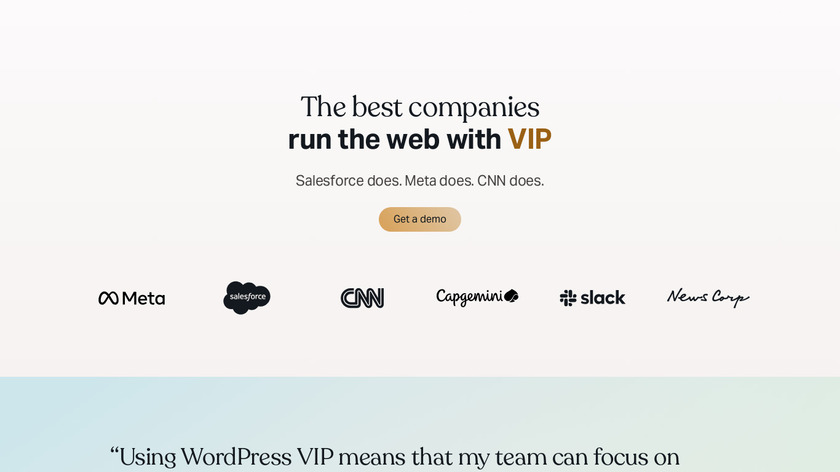 WordPress VIP Landing Page