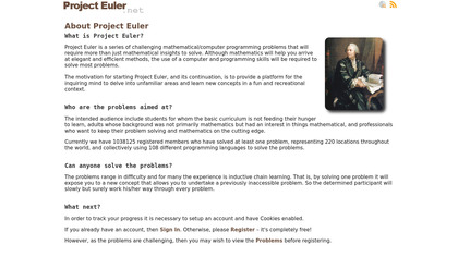 Project Euler screenshot