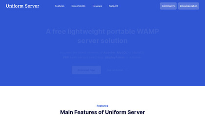 The Uniform Server image