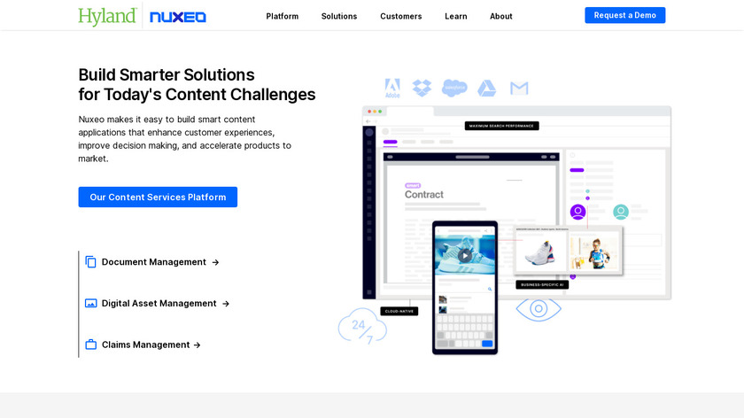 Nuxeo Landing Page