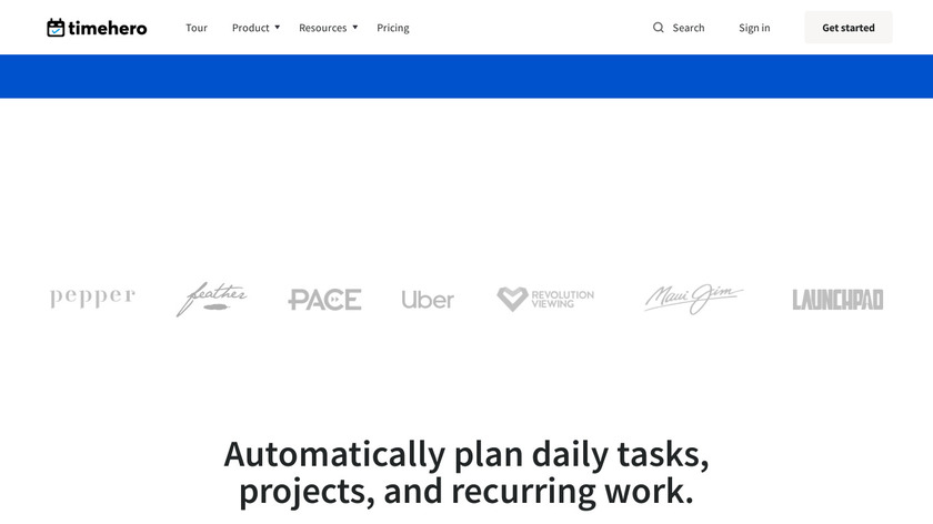 TimeHero Landing Page