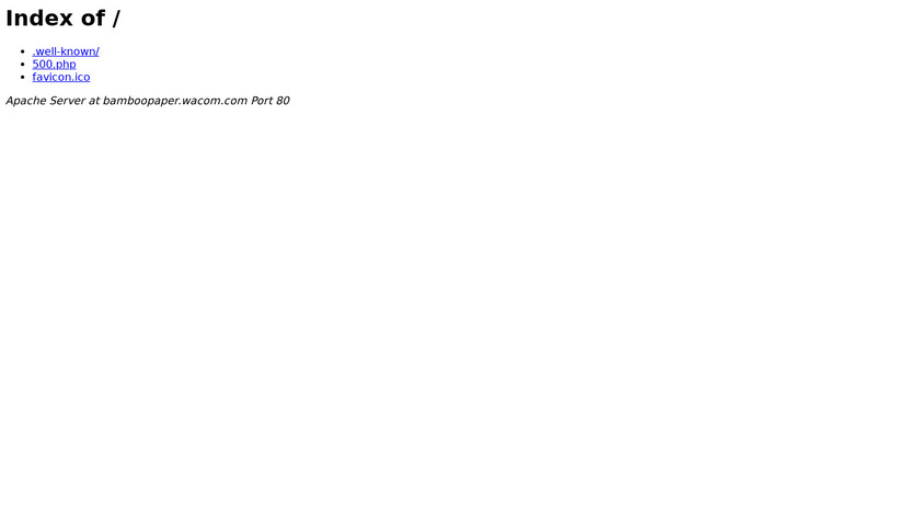 Bamboo Paper Landing Page