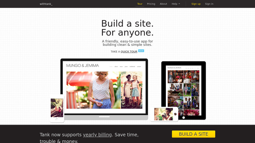 Tank Landing Page