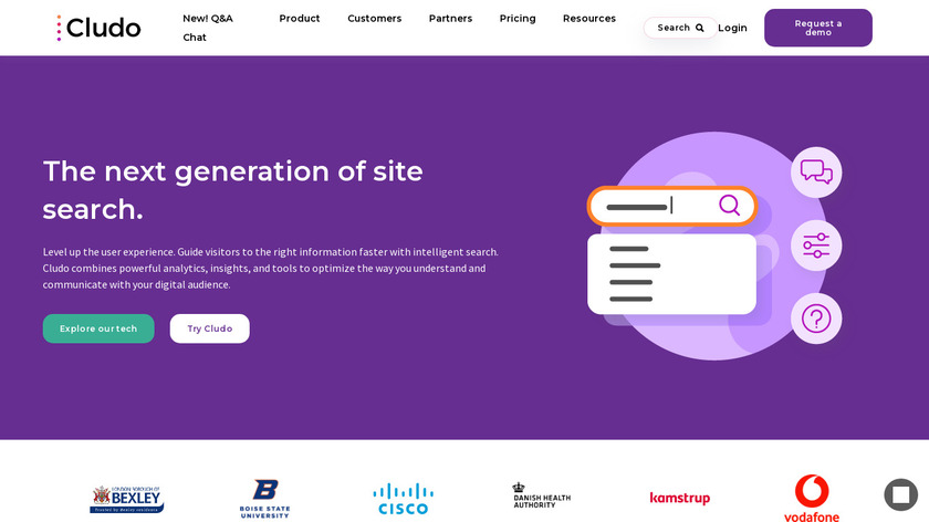 Cludo Landing Page