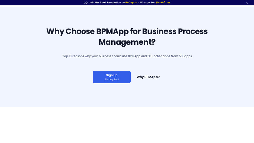 BPMapp Landing Page