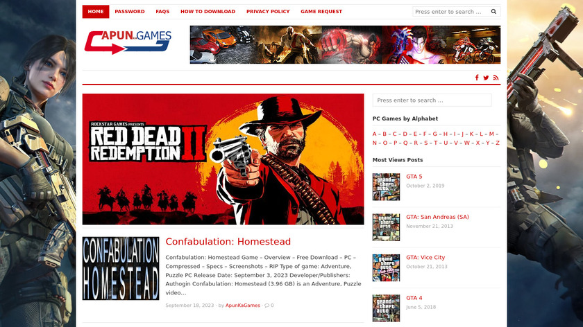 Apun Ka Games Landing Page