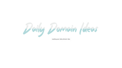 Daily Domain Ideas image