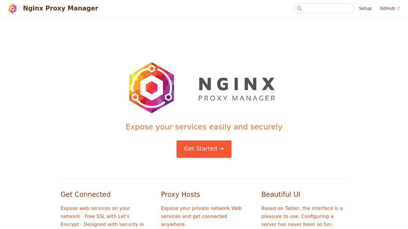 Nginx Proxy Manager Landing Page