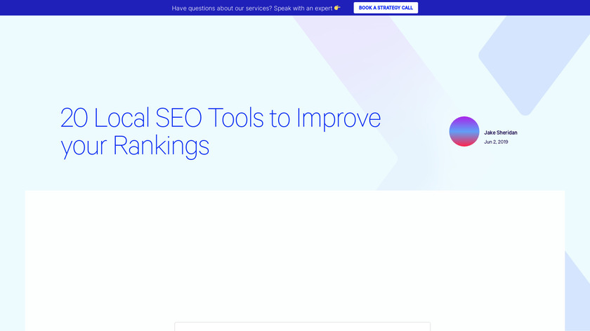 Local SEO Tools Landing Page