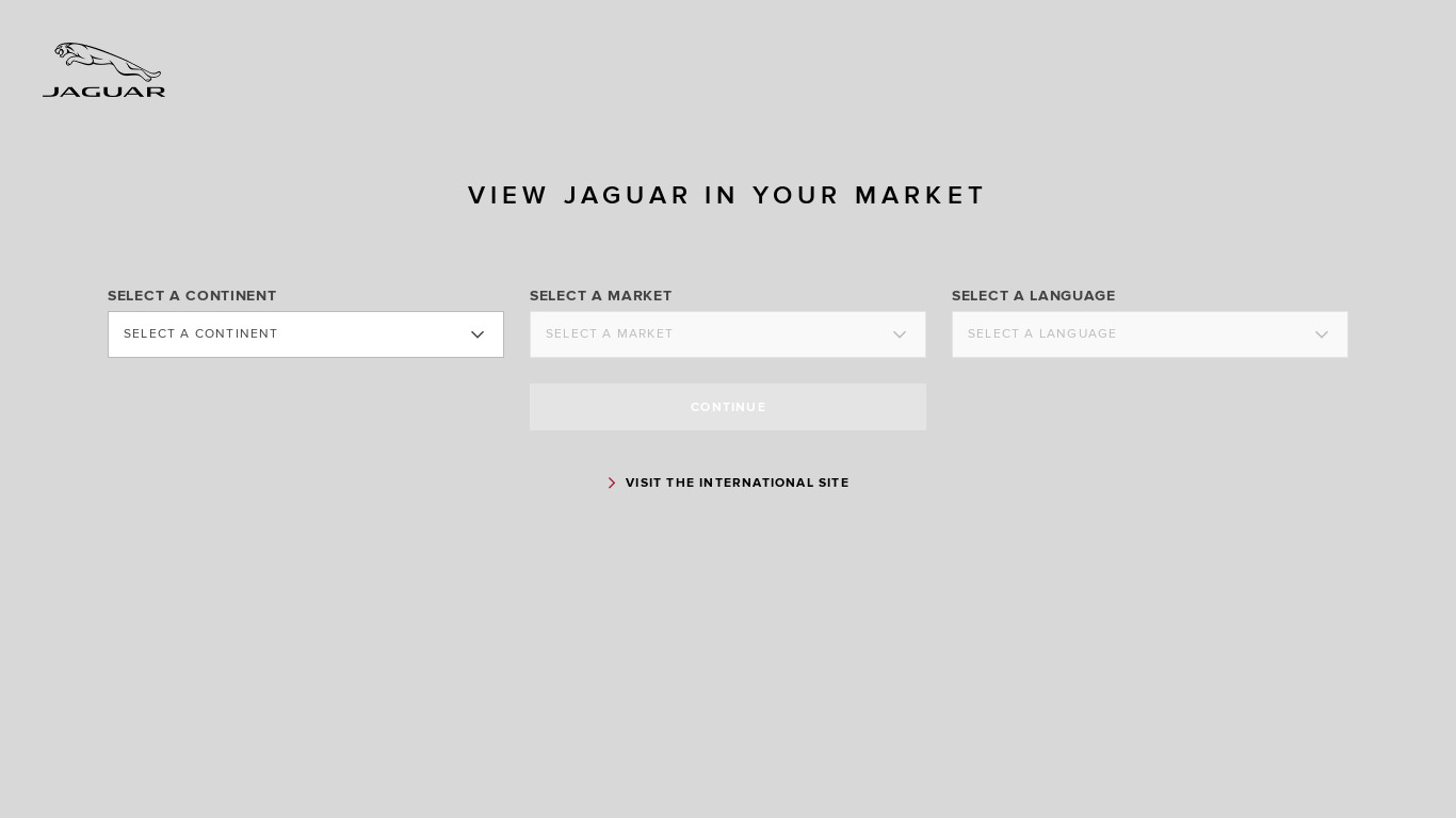 Jaguar Route Planner Landing page