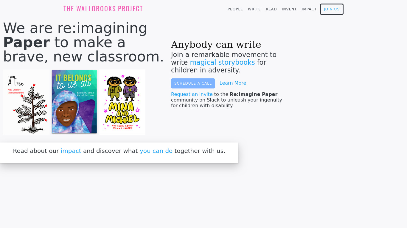 The WALLOBOOKS Project Landing page