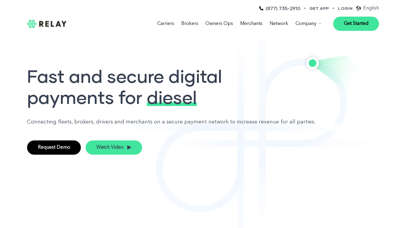 Relay.io Landing page